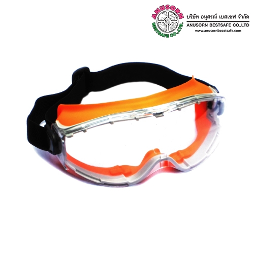 Goggle13 แว่นครอบตา กันสารเคมี+ฝ้า #เลนส์ใส # BESTSAFE