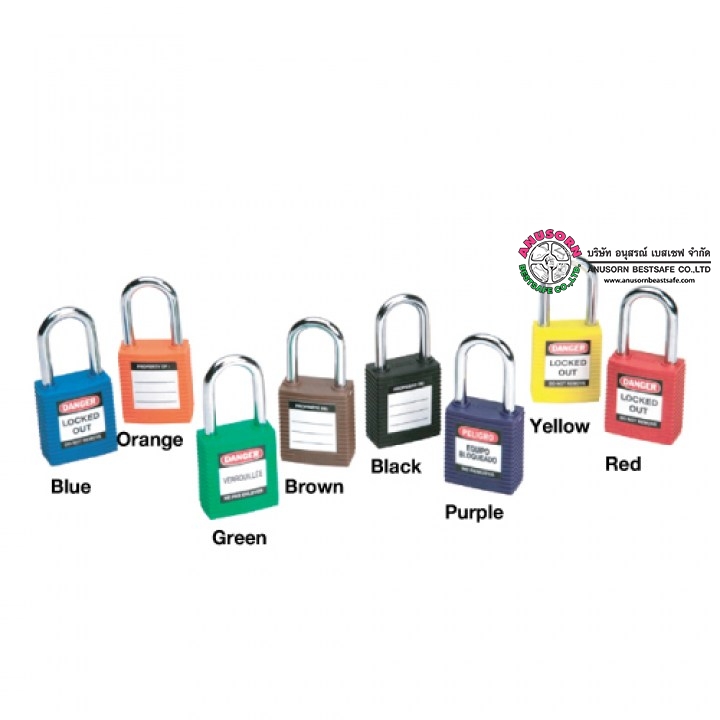 KD-PL21 กุญแจสำหรับล็อคอุปกรณ์ ขนาด 1.5 นิ้ว ยี่ห้อ BESTSAFE สี : ฟ้า