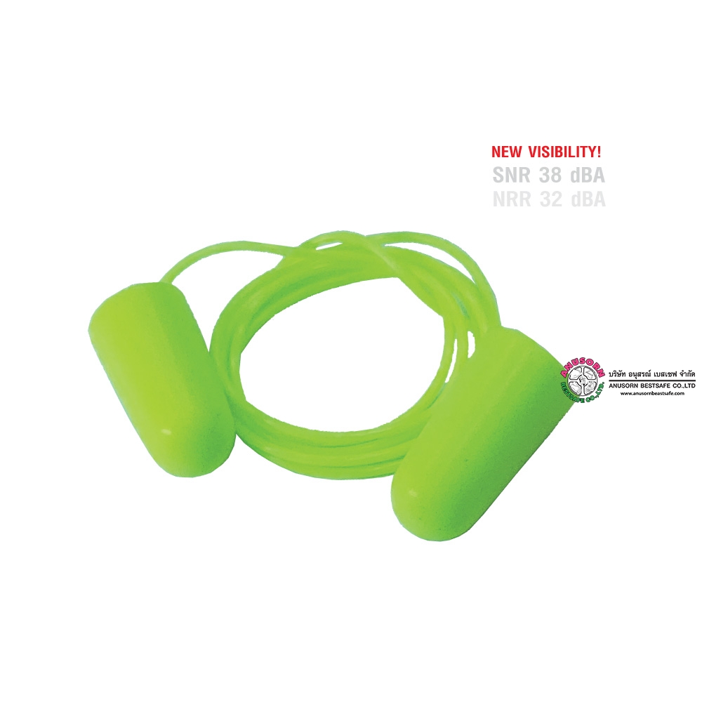 VISIBLE-03-C ปลั๊กอุดหูลดเสียงมีสาย # BESTSAFE